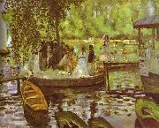Pierre-Auguste Renoir La Grenouillere, oil painting on canvas